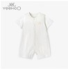 英氏婴儿衣服短袖开扣连体衣夏季宝宝丝麻内衣10094045 10094105 商品缩略图2