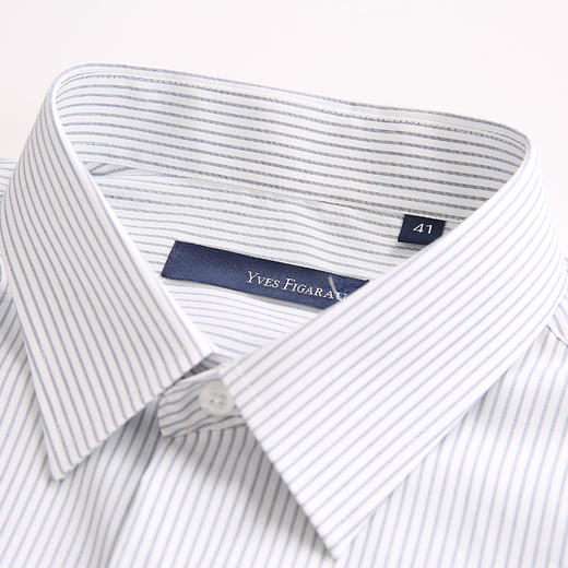 YvesFigarau伊夫·费嘉罗秋冬100%棉商务休闲简约舒适透气长袖衬衫880320 商品图10