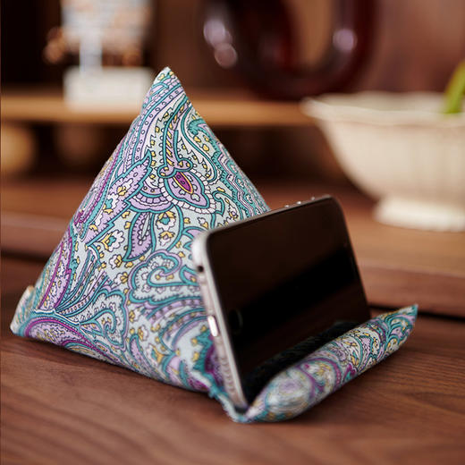 布艺手机支架ipad支架佩斯利经典花纹 商品图2