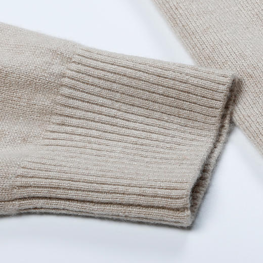 METTE羊绒世家2020秋冬新品男士100%山羊绒衫时尚V领保暖针织衫 商品图8