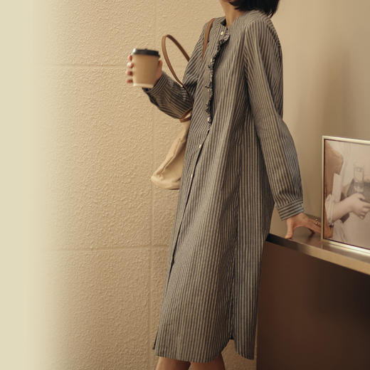 裁缝学苑AG90 衬衫裙中长款长袖连衣裙纸样女装衬衣服装打版裁剪 商品图3