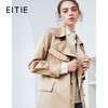 EITIE爱特爱女装冬季新款帅气经典翻领收腰显瘦长款风衣外套6004714 商品缩略图0