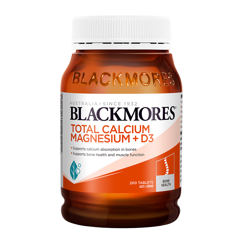 BLACKMORES澳佳宝活性钙镁+维生素D3补钙200片