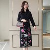 2020新款复古民族风改良旗袍式连衣裙XS9072Y 商品缩略图1