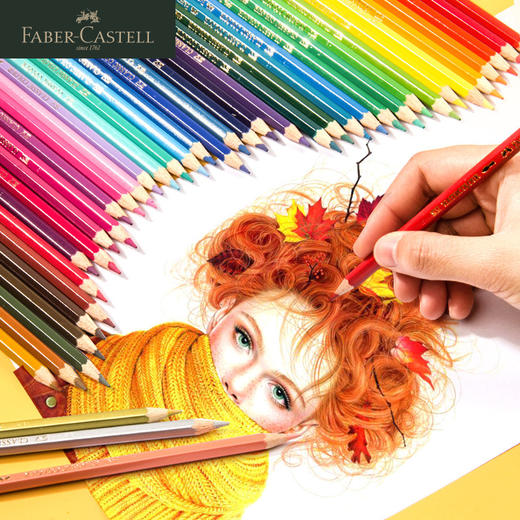 德国辉柏嘉 红系列 骑士油性彩色铅笔单支装【色号3开头】 商品图0