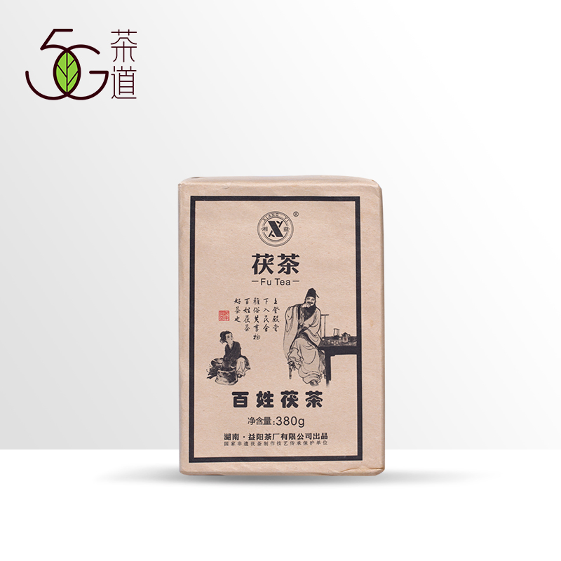 黑茶 湘益 2019年 百姓茯茶 380g