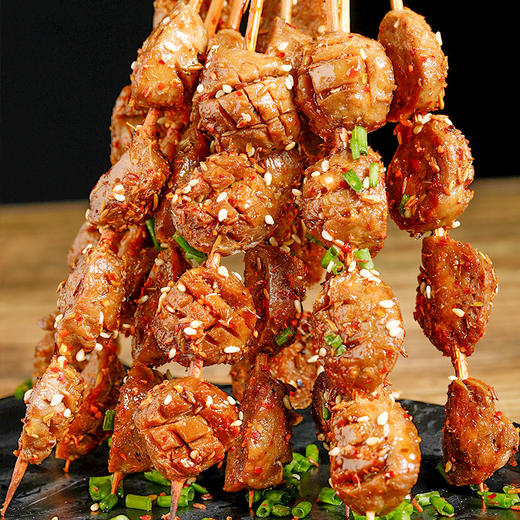 手打牛筋丸串 5串 烧烤食材半成品 - 木屋烧烤食品旗舰店