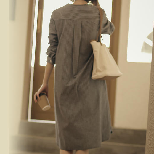 裁缝学苑AG90 衬衫裙中长款长袖连衣裙纸样女装衬衣服装打版裁剪 商品图2