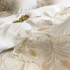 高档奢华100支全纯棉床上用品四件套白色被套蕾丝花边床单 商品缩略图3