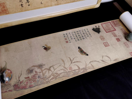 【定制书画】（北宋）赵昌《写生蛱蝶图》纸本 手卷 馆藏书画高仿复制艺术品（付款后28天内发货） 商品图2