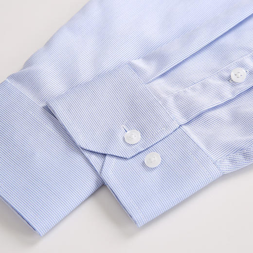 YvesFigarau伊夫·费嘉罗秋冬100%棉商务休闲简约舒适透气长袖衬衫880322 商品图8