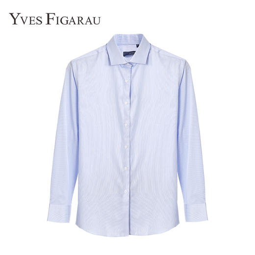 YvesFigarau伊夫·费嘉罗秋冬100%棉商务休闲简约舒适透气长袖衬衫880322 商品图5