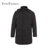 YvesFigarau伊夫·费嘉罗冬季厚款商务休闲时尚保暖连帽中长款羽绒服884205 商品缩略图0