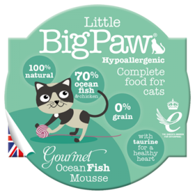 LittleBigPaw 海洋鱼猫用主食餐盒85g