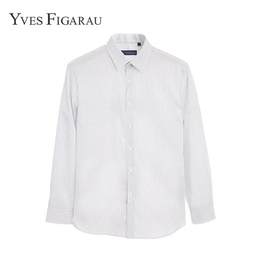 YvesFigarau伊夫·费嘉罗秋冬100%棉商务休闲简约舒适透气长袖衬衫880320 商品图4