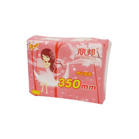 丽邦棉面夜用卫生巾350mm10片