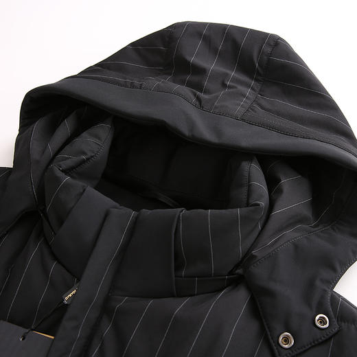 YvesFigarau伊夫·费嘉罗冬季厚款商务休闲时尚保暖连帽中长款羽绒服884205 商品图2