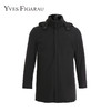 YvesFigarau伊夫·费嘉罗冬季厚款商务休闲时尚保暖连帽中长款毛领羽绒服884201 商品缩略图3