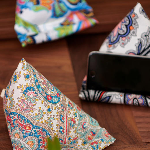 布艺手机支架ipad支架佩斯利经典花纹 商品图1