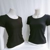 特价  莫代尔三分袖打底上衣（二枚组） 商品缩略图1