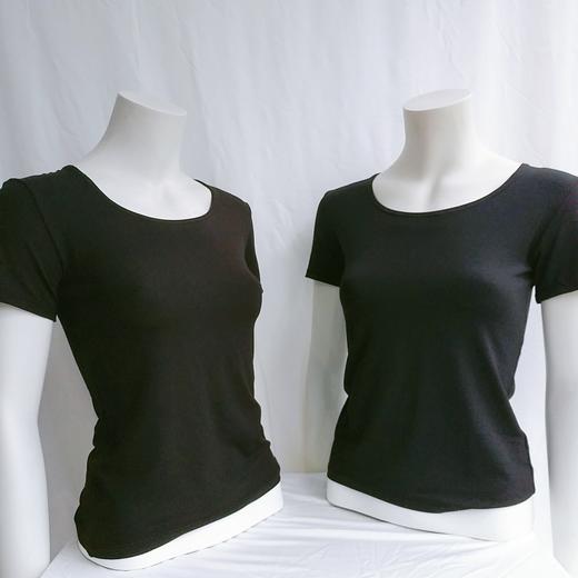 特价  莫代尔三分袖打底上衣（二枚组） 商品图1