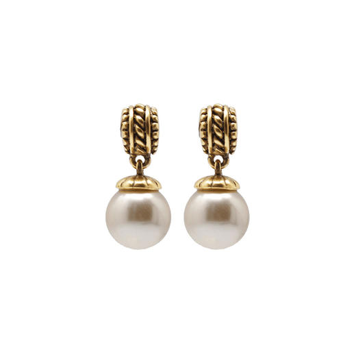 2楼翡拉拉复古珍珠耳钉 款号12AU117107  吊牌价429  现价386 商品图0