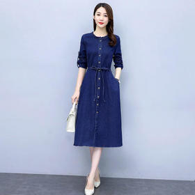 CQ-BBL3187 2020秋季新款简约时尚气质连衣裙