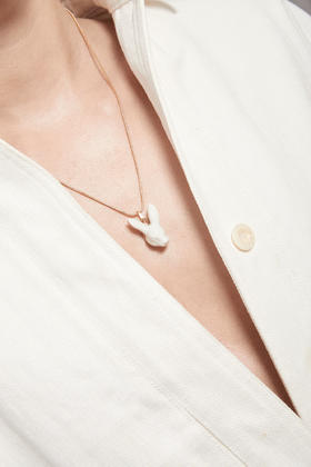 未到货 北京仓丨ANDRES GALLARDO-Rabbit Head Pendant-小兔 项链［西班牙设计师］