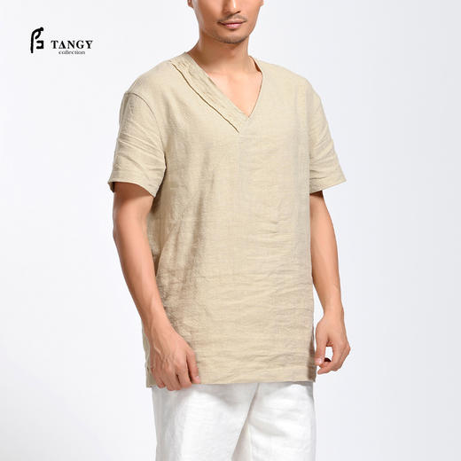 TANGY Collection / 天意精品 植物染麻棉套衫 商品图1