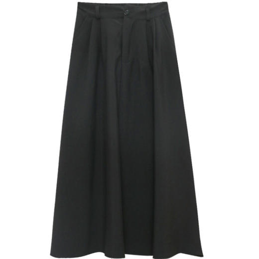 显瘦洋气中长款高腰A字裙 气质半身裙秋冬女遮胯裙子 商品图0