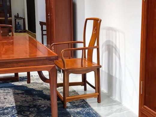 红桥红  家具严选  缅甸花梨（大果紫檀）  【198带四抽茶桌九件套】 商品图5