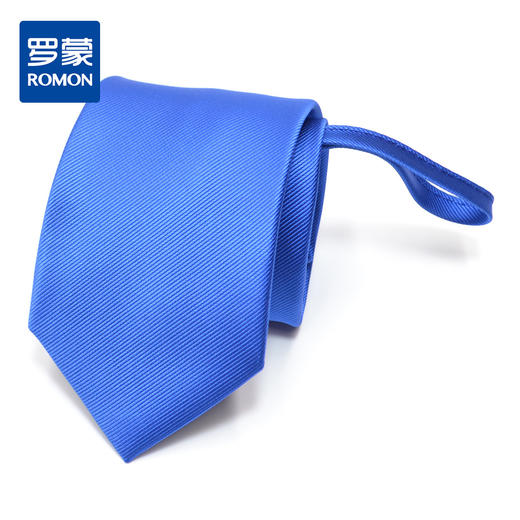 【盒装拉链领带】罗蒙领带男正装商务休闲上班新郎结婚懒人领带 商品图2