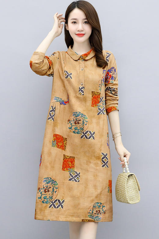 WZNH-LDB3716新款2020气质新款时尚连衣裙 商品图5