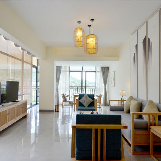 【春阳台/楚云台两房一厅】 月泉湖居星空私家温泉两房一厅套房 商品图0