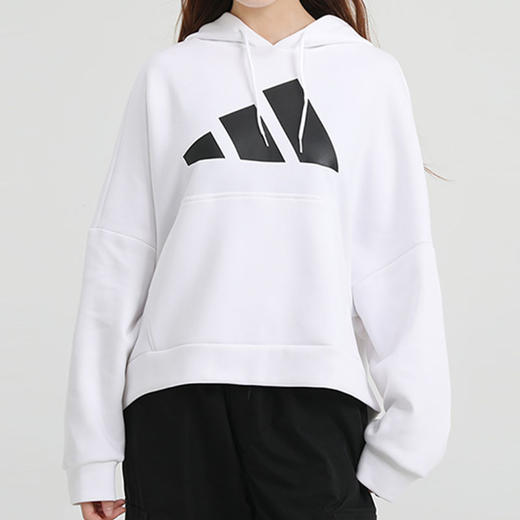 Adidas阿迪达斯运动卫衣女新款连帽防风休闲套头衫GC9168 商品图0