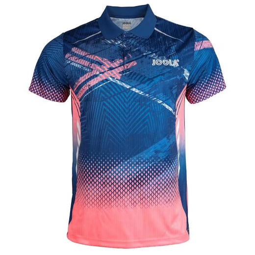 优拉JOOLA夏之冰0201乒乓球服男女乒乓球短袖翻领T恤比赛服 商品图2