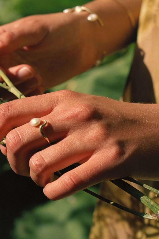 北京仓｜MARIA BLACK-Moon Shine-月光 巴洛克珍珠 戒指［丹麦设计师］ 商品图1