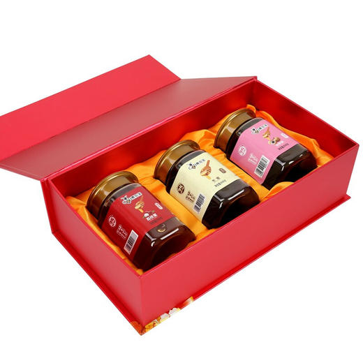 春中宝蜂蜜礼盒装 500g*3瓶装   野山花蜜 荔枝 龙眼 组合礼品装 商品图4