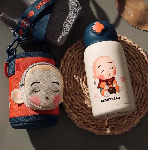 【品牌直发】【杯具熊一禅小和尚联名系列】保温杯  630ml 商品图0