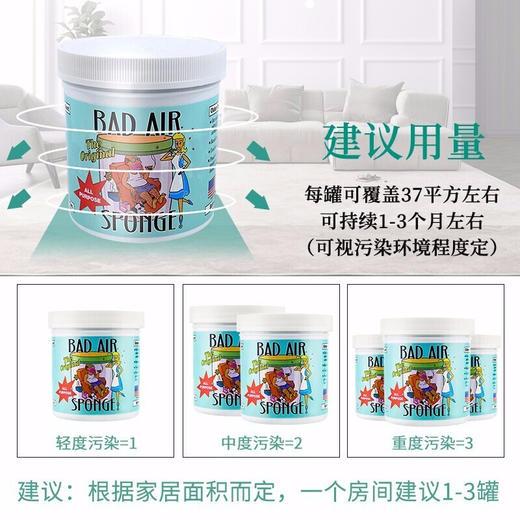 美国bad air sponge空气净化剂400g 商品图4