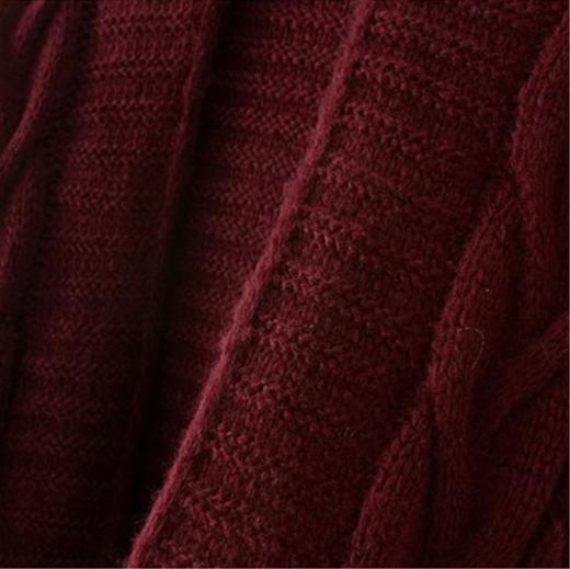 LLYMS8696-CC新款时尚气质宽松中长款针织毛衣外套TZF 商品图4