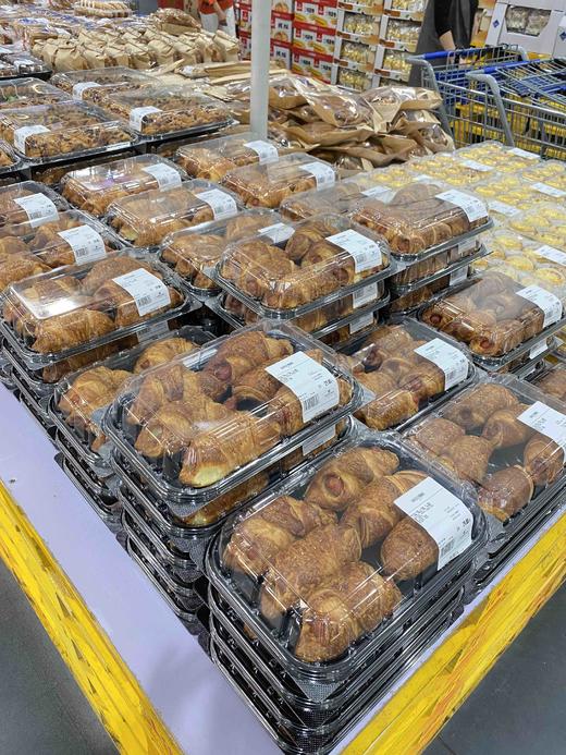 山姆代购周二取香肠面包一盒6个