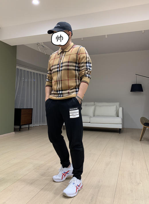 2021底-7折 不退换 THS- 9.27-限时 横扫级尖货 元汁伦敦kingdom 致敬复古格纹走秀/重磅羊毛POLO AM994 商品图5