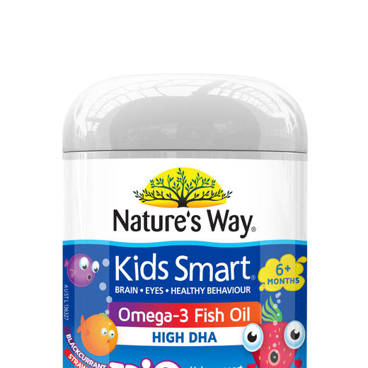 澳洲Nature's Way佳思敏儿童DHA三色爆浆 护眼鱼油 180粒 商品图1