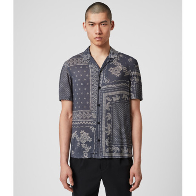 ALLSAINTS CHERITO SS SHIRT 男士短袖衬衫JPY带授权招加盟代理