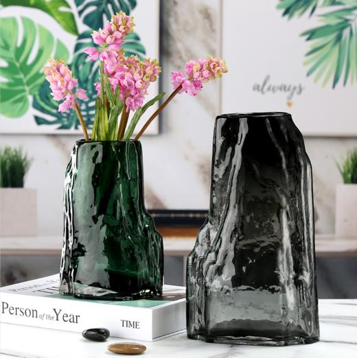 新款创意山水仿石套色艺术花瓶 商品图5