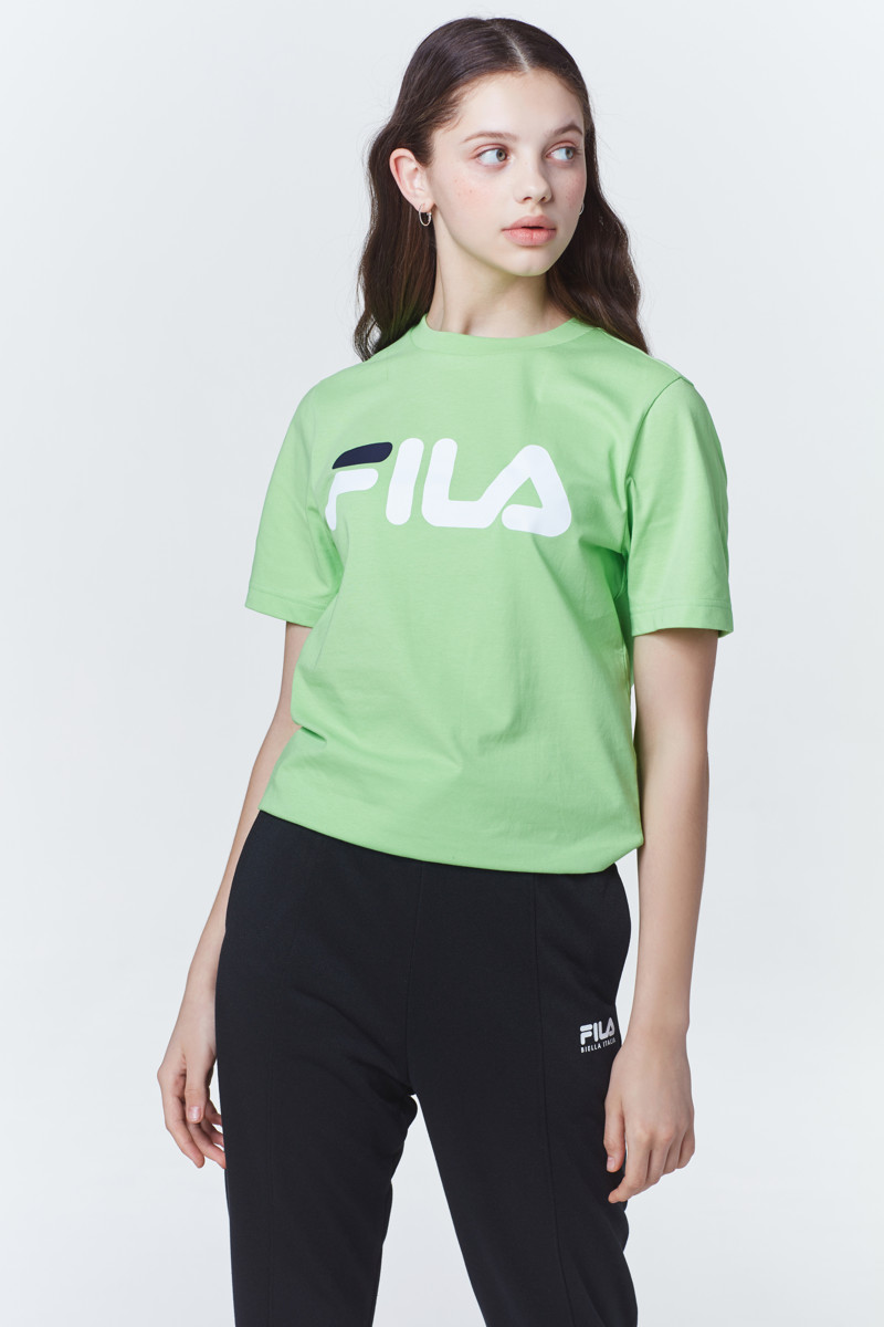 fila斐乐韩国传统风格fila徽标短袖t恤fs2rsc2001xgnl