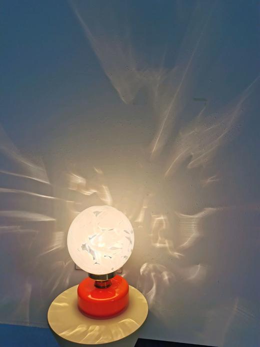 意大利1960s台灯 MURANO橘色 亮灯后绝美 商品图3