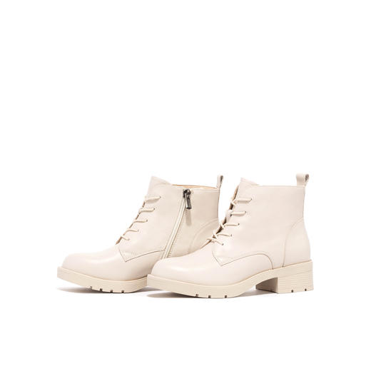 safiya索菲娅新品粗跟英伦风女短筒靴小皮靴SF04116211 商品图7