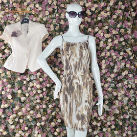 YIQU丨“欧美风范”吊带裙（水墨）